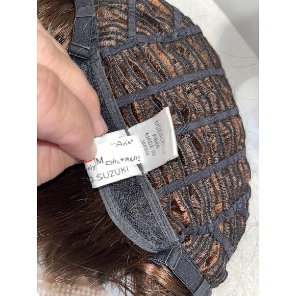 ARIA Wig by TRESSALLURE, Sheer Plum Basic Cool Comfort Cap Chic and Messy 3 - Picture 3 of 12